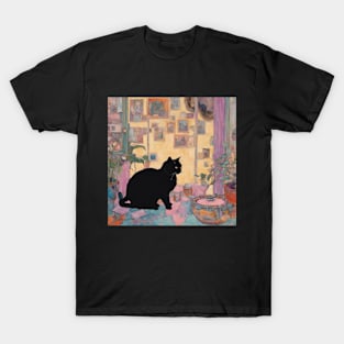 black cat T-Shirt